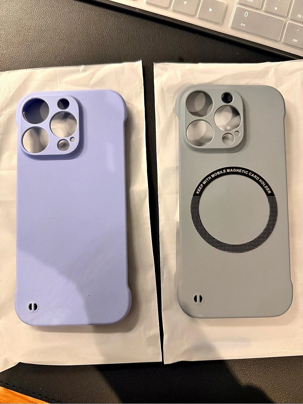 16 Pro Purple & Gray Phone Cases for iPhone 📱